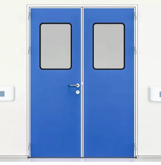 Customized CE Euro Standard Single Swing Door Airtight Lab Door