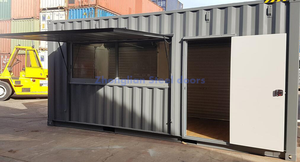 Steel Prehung Door for Light Steel European Modern Design Portable Container House