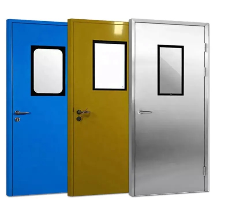 Customized CE Euro Standard Single Swing Door Airtight Lab Door