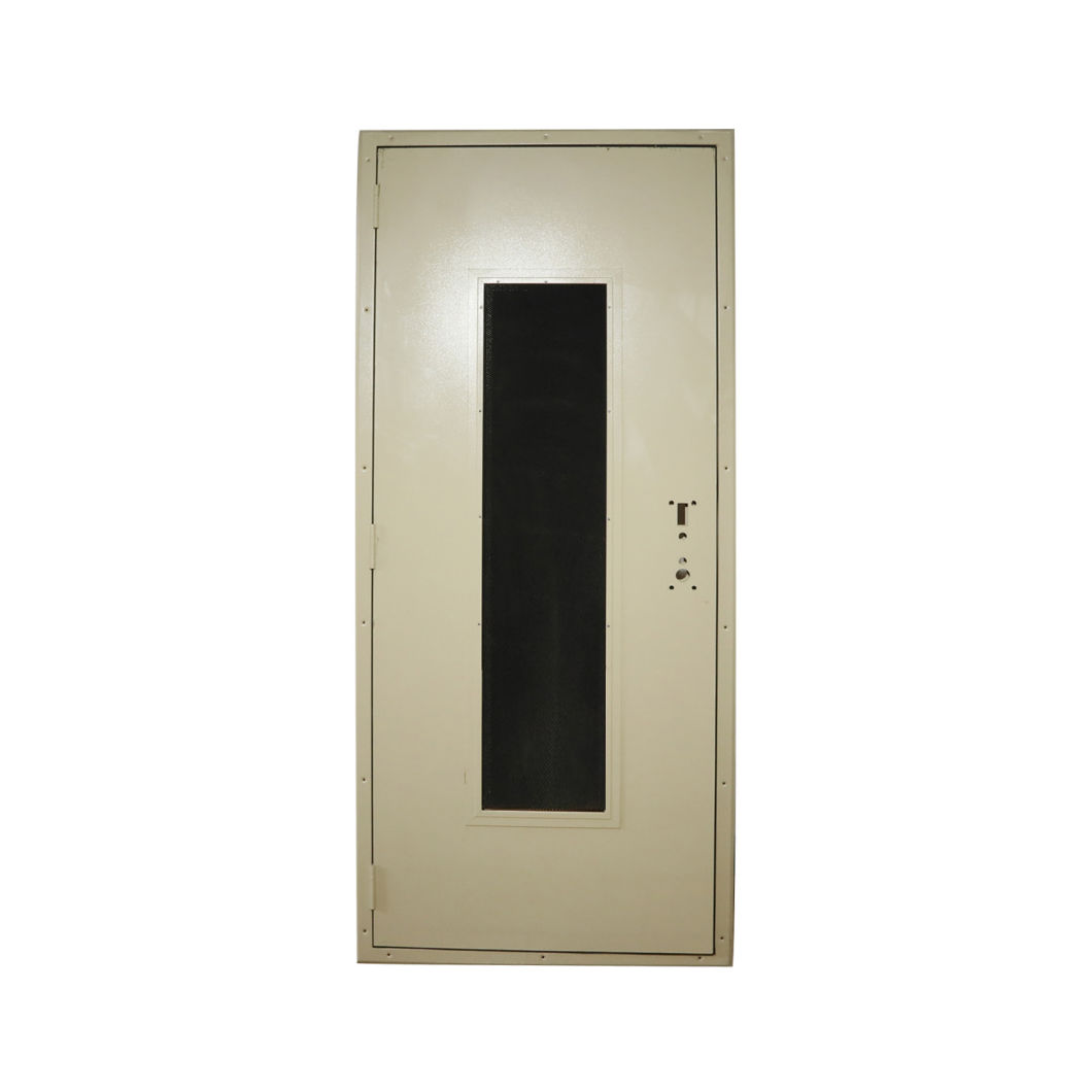 Zl Doors Factory Direct Sale Entrance Exterior Security Metal Commercial Steel Exterior Doors with Frame Hotel Us Canada Market