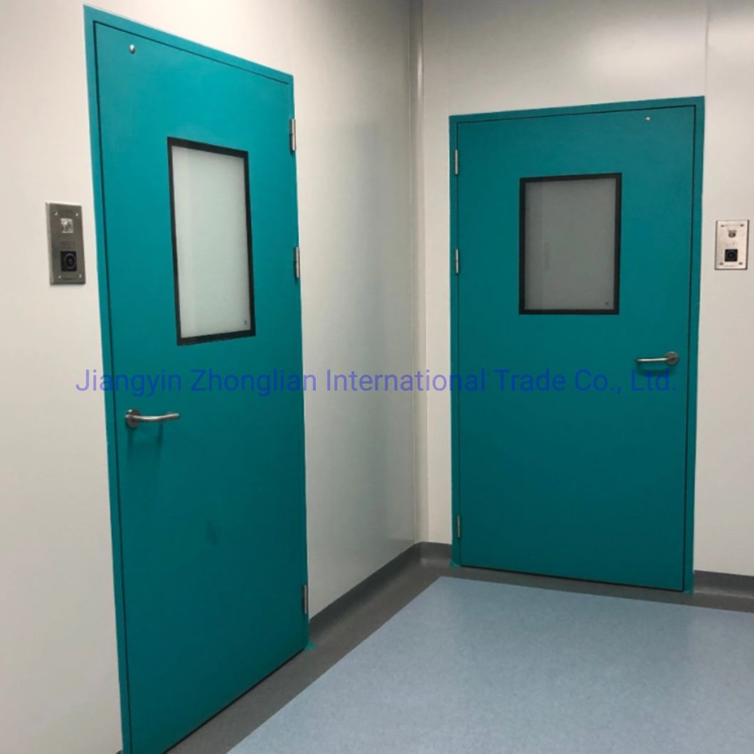 GMP Steel Clean Room Door Steel Hospital Door HPL Door for Pharmaceutical Factory Building