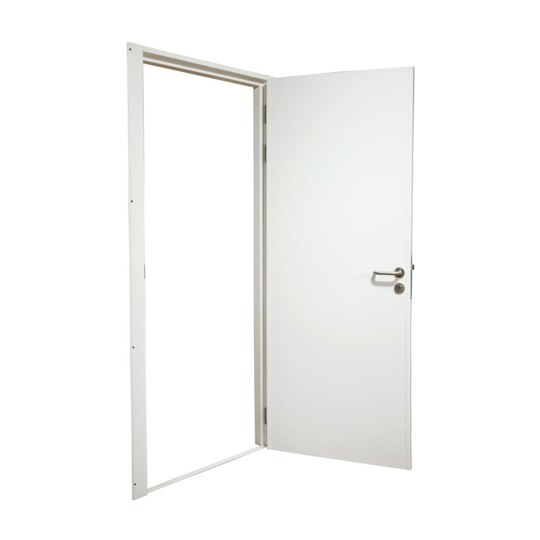 Zl Doors Factory Direct Sale Entrance Exterior Security Metal Commercial Steel Exterior Doors with Frame Hotel Us Canada Market