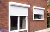 Exterior Aluminum Soundproof Sliding Window with Roller Shutter