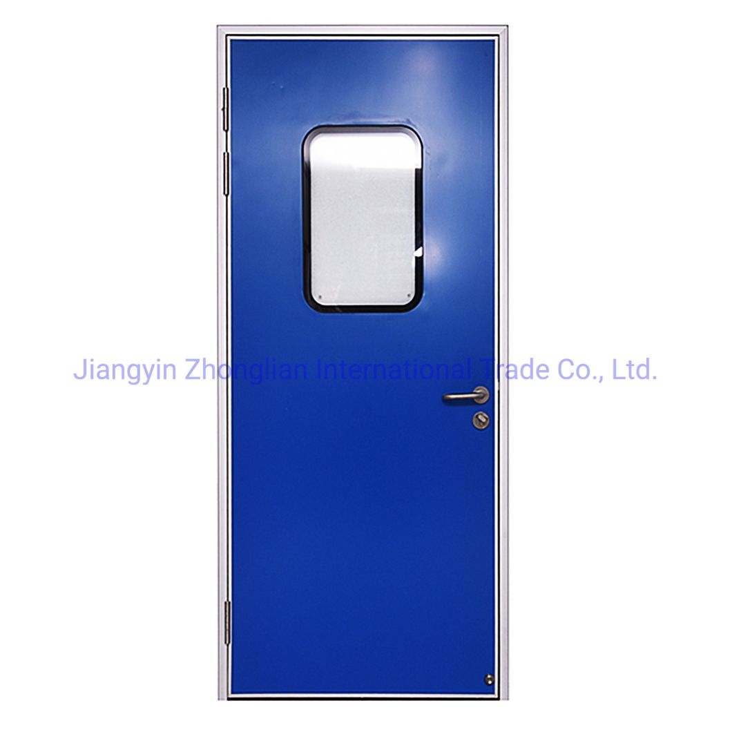 Single or Double Leaf Steel Hospital Door Price Air Tight Hermetic Swing Door for Hospital