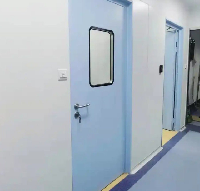 Color Steel GMP Pharmaceutical Clean Room Metal Door 2023