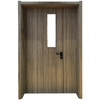 Fire Rated Wooden Finishing Interior School Classroom Door with Glass Vision