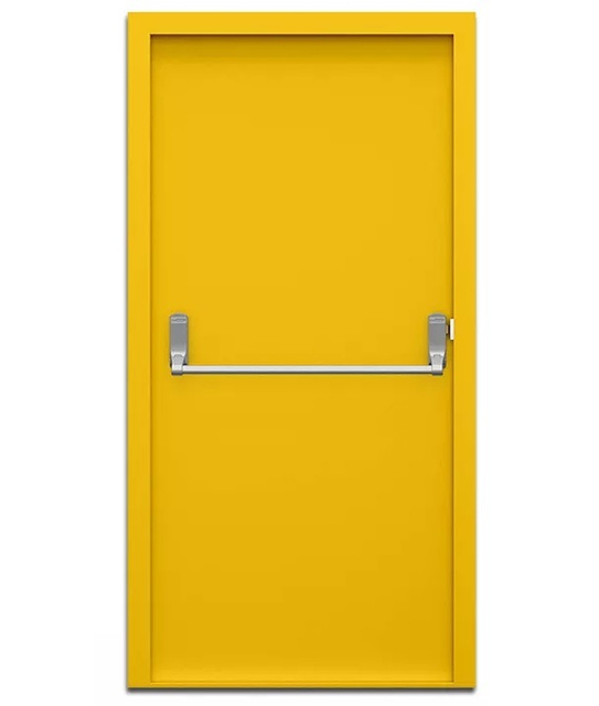 Factory Price Fire Rated Fire Exit Door with Panic Bar Device-Emergency Exit Door
