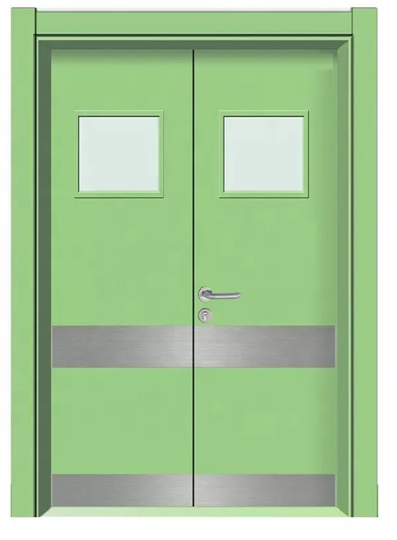 Protection with Steel Fire Proof Doors with Air-Tight Seal for Clean Rooms and Laboratories