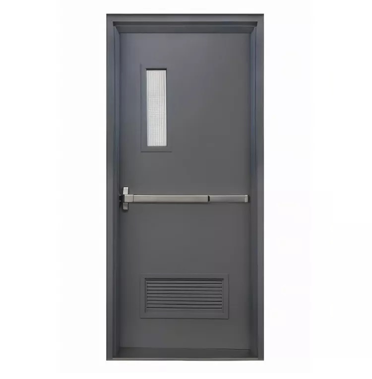 Steel Door with Louver Certificated Fire Rated Doors Direct Factory Price of Fire Rated Doors