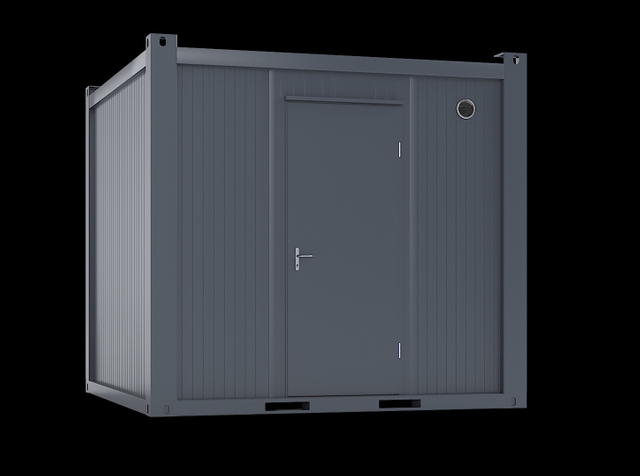 10′ Office Container Steel Door with High Level Security