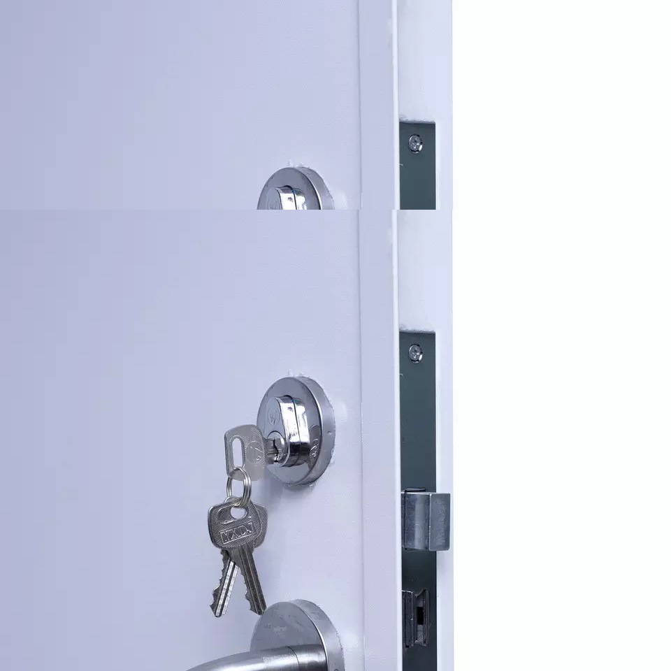 Factory Cheap Steel Fire Rated Door Single Leaf Security Fireproof Interior Door for Hotel Mall School Building