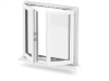 Modern Homes Waterproof Plastic Windows UPVC Sliding Window