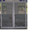 High Performance Customized Aluminum Static Louvers Door with Certificate