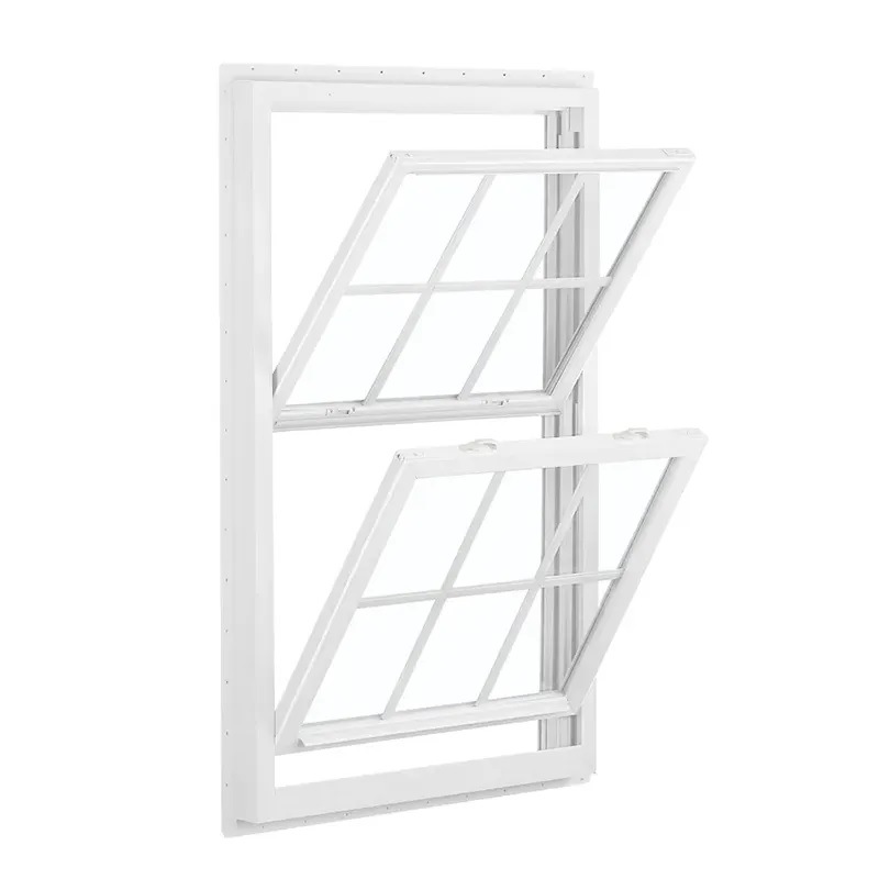 2023 America Style Window for Mobile Home Slide up and Down PVC Window