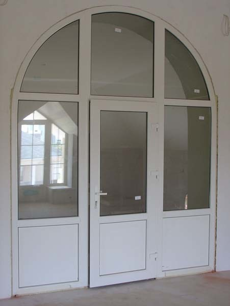 Factory Price UPVC Glass Entry Door