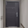 Modern Fancy Simple Design Pre-Hung Exterior Security Steel Front Entry Doors for House