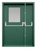 Bespoke Thermal Door with Vision Panel for Commercial Use