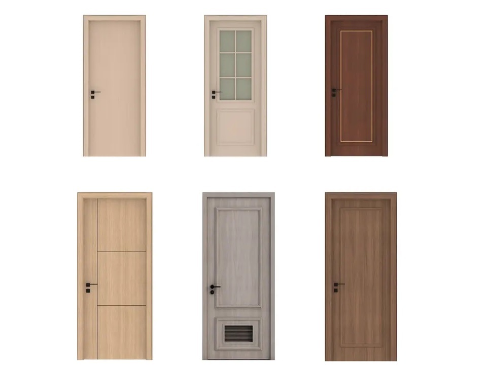 New Interior Room Water Proof Door Design Modern Doors for Sale