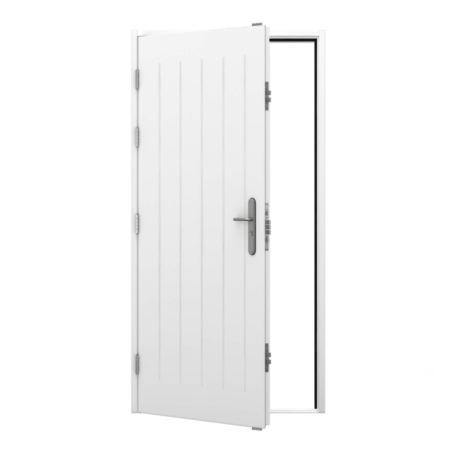 Acoustic Steel KTV Movie Theater Door with Pressed Galvanized Steel Metal Door Frame and Jamb