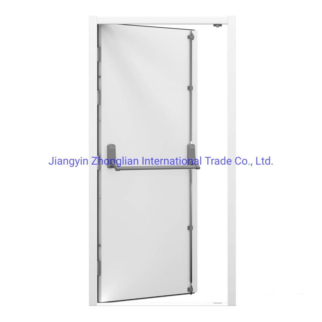 Louver Fire Rated Doors with Glass Glazed Fireproof Doors Security Doors