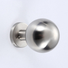 Round Ball Shape Stainless Steel Fixable Door Handle for Entrance