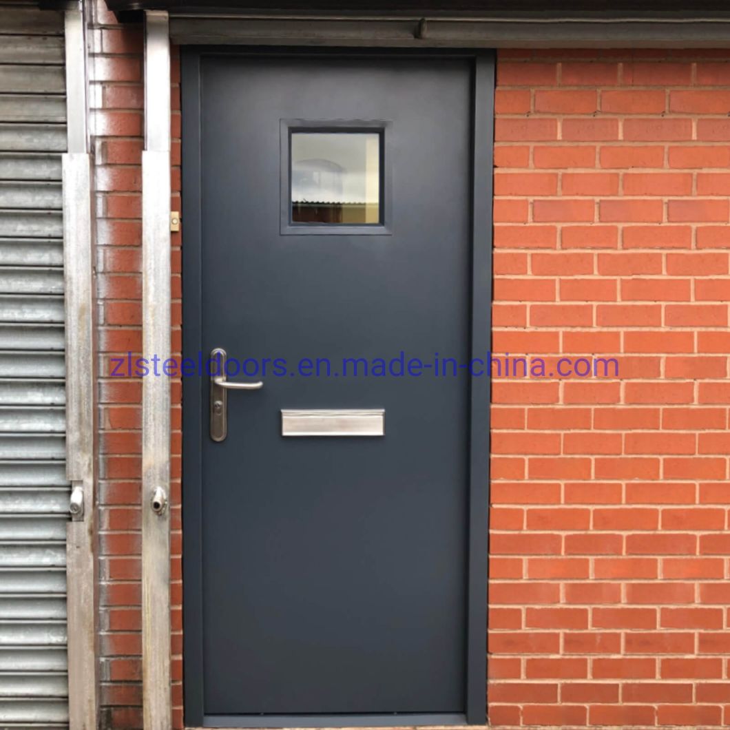 Modern Security Steel Single/Unequal/Double Door Factory Customized Metal Doors Security Doors