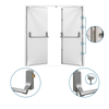 New Design High Quality Fire Rated Door Swing Fireproof Doors Best Price in China