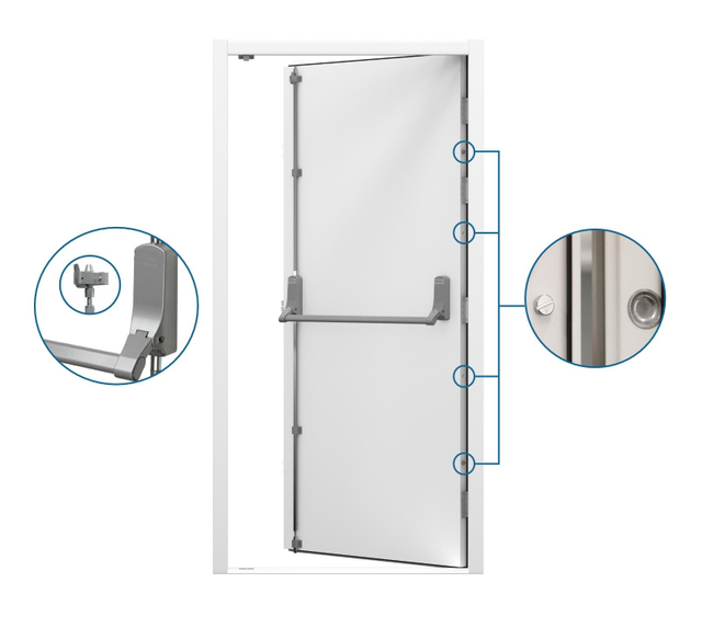 Factory Price for Fire Rated Steel Door Fire Proof Exit Doors