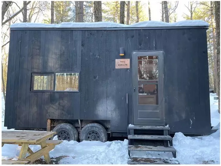 Mobile Caravan Trailer House Doors Steel Modular Prehung Doors with Frame Ready
