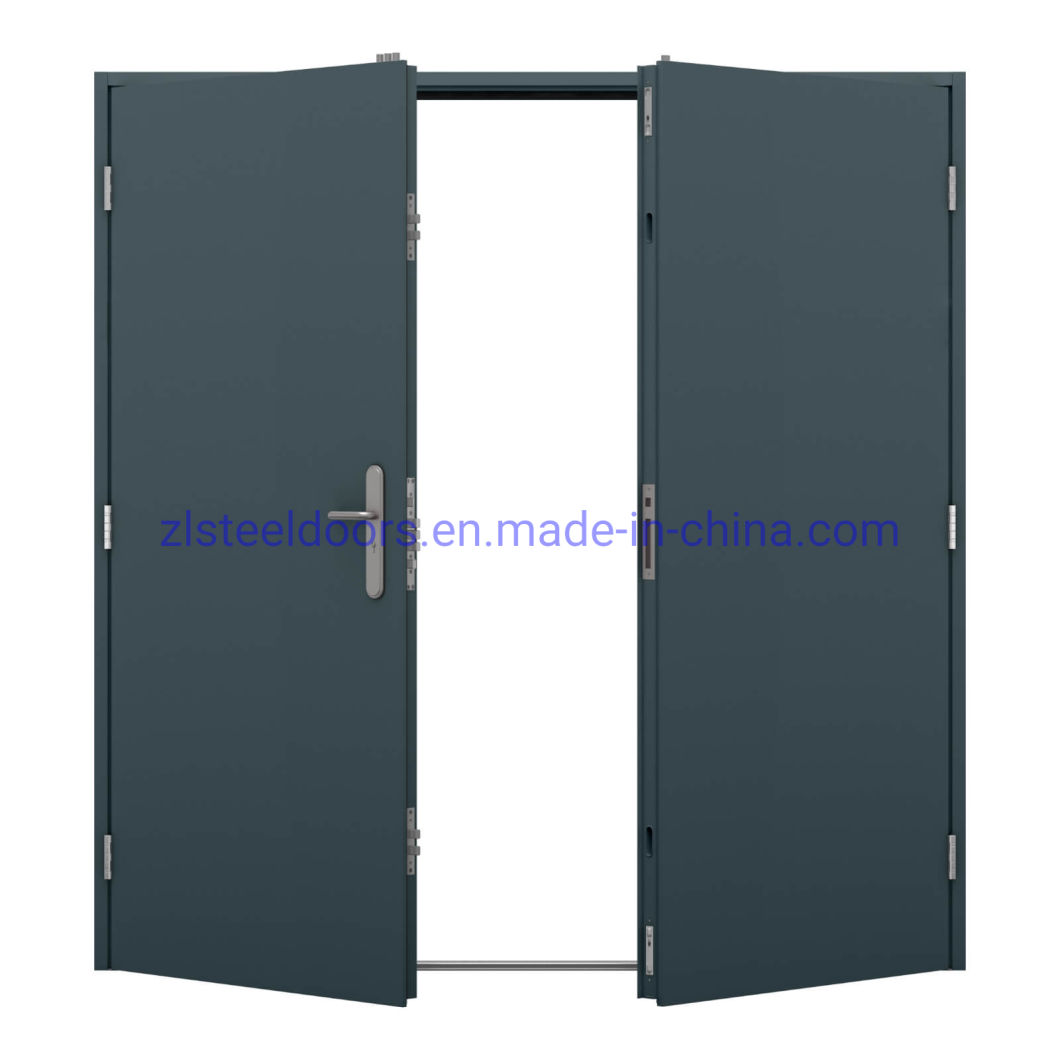 Wholesale Heavy Duty Steel Security Doors Warehouse Double Doors Best Price in China