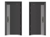 Customized Factory Cheap Price Garage Entry Steel Security Door