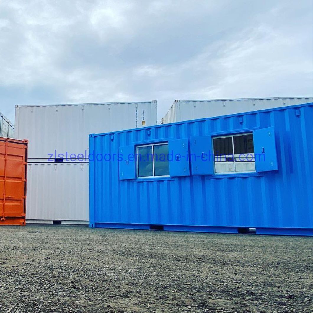 Cheap Price Modern Anti-Vandal Window Shutter Shipping Container Windows Aluminum Windows PVC Windows