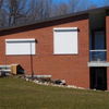 Exterior Aluminum Soundproof Sliding Window with Roller Shutter