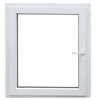 Horizontal Single Sliding UPVC PVC Double Panel Window for Sale