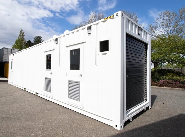 Mechanical Enclosure Container Door for Equipment Housing Solution