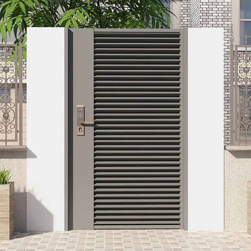 European-Style Steel Home Gate Courtyard Door Louver Door