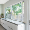 Custom Hurricane Impact Windows Casement Frame Casement Window for Home