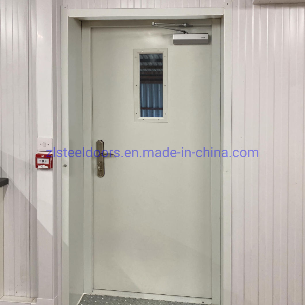 Factory Wholesale Hot Selling High Quality European Flat Style Exterior Main Double Front Steel Modern Iron Metal Entry Doors