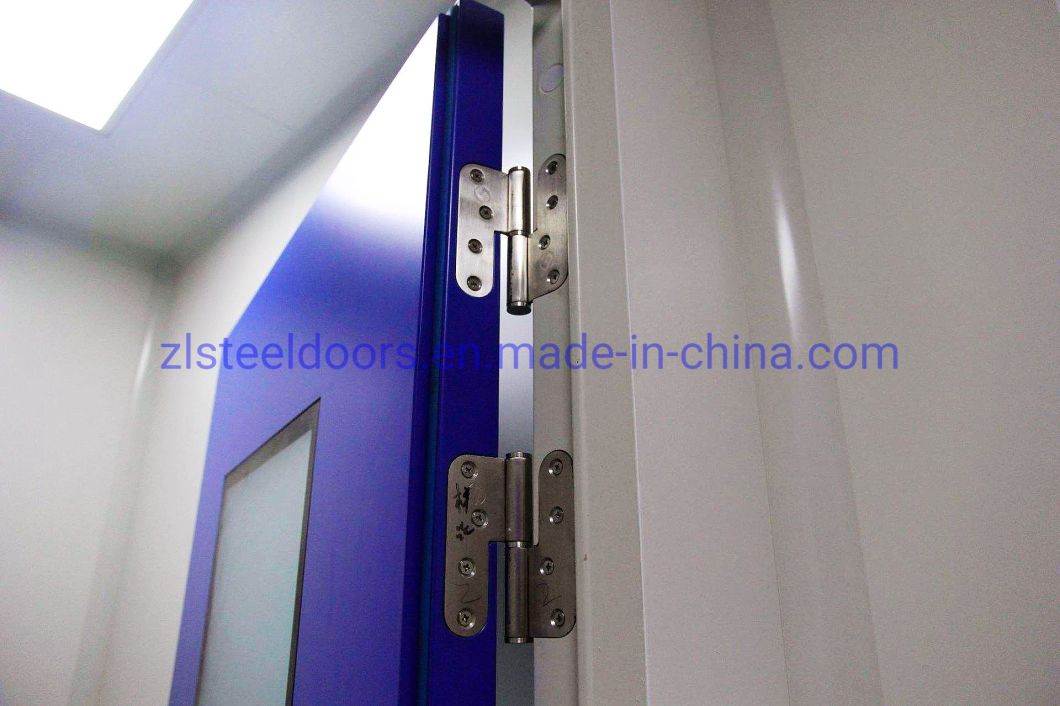 CE Standard Fireproof Steel Clean Room Door Zl Door for Pharmacy Hospital Lab