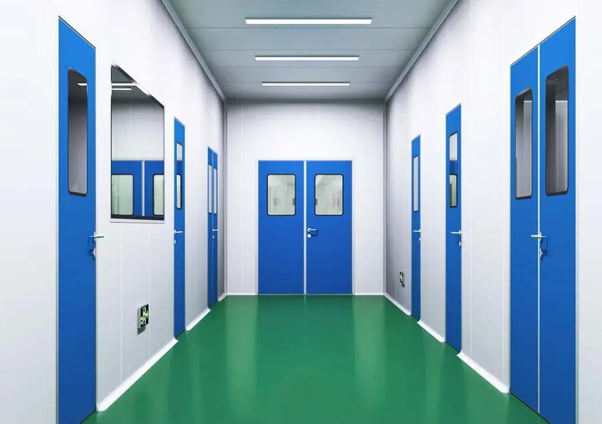 CE Standard Fireproof Steel Clean Room Door Zl Door for Pharmacy Hospital Lab