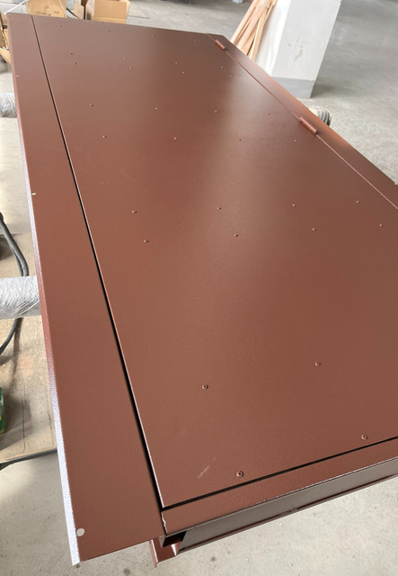 Factory Direct Supply Heavy Duty Panic Bar Door with Rivet Decoration