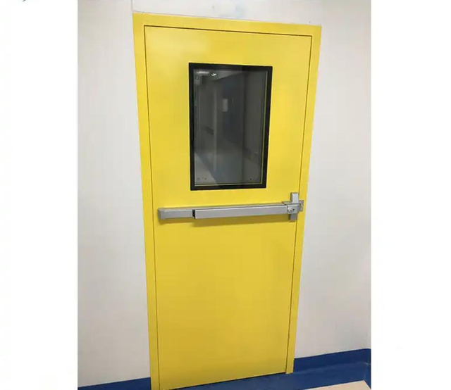 Hospital Single Door High Hardness Filling with Aluminum Swing Door Hospital