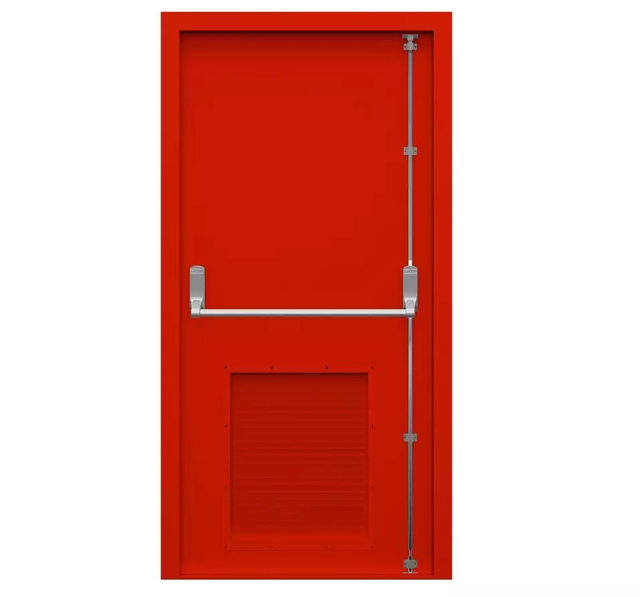 Bespoke Commercial Use Safety Internal Fire Rated Steel Door Security Steel Glass Emergency Doors