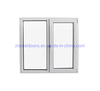 White UPVC PVC Double Panel Casement Opening French Windows with Modern Design for House