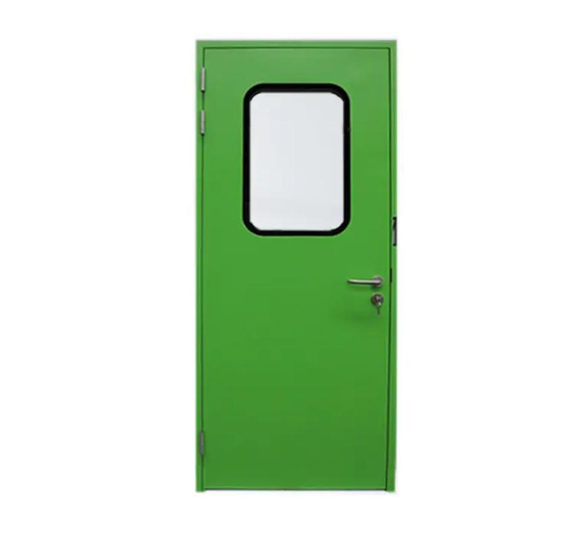 Engineering Door ISO CE Certificate Single Metal Door for Clean Room Stainless Steel Door