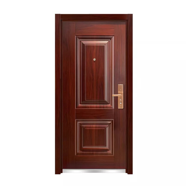 China Popular Security Steel Doors Modern Exterior Metal Entrance Doors for Sale