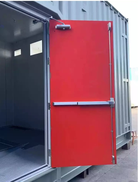 Prehung Container Stainless Door with Push Bar