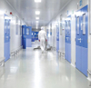 2040*840 Blue Medical Doors Galvanized Steel Fire Door for Hospital