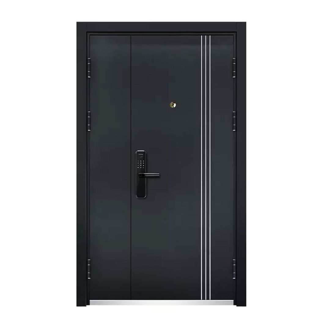 Modern House Bullet Proof Design Exterior Armored Metal Security Steel Doors