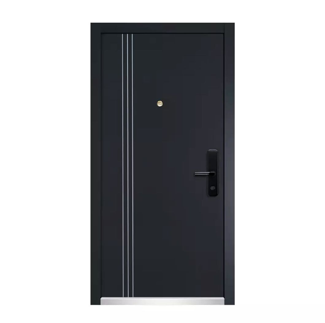 Modern House Bullet Proof Design Exterior Armored Metal Security Steel Doors